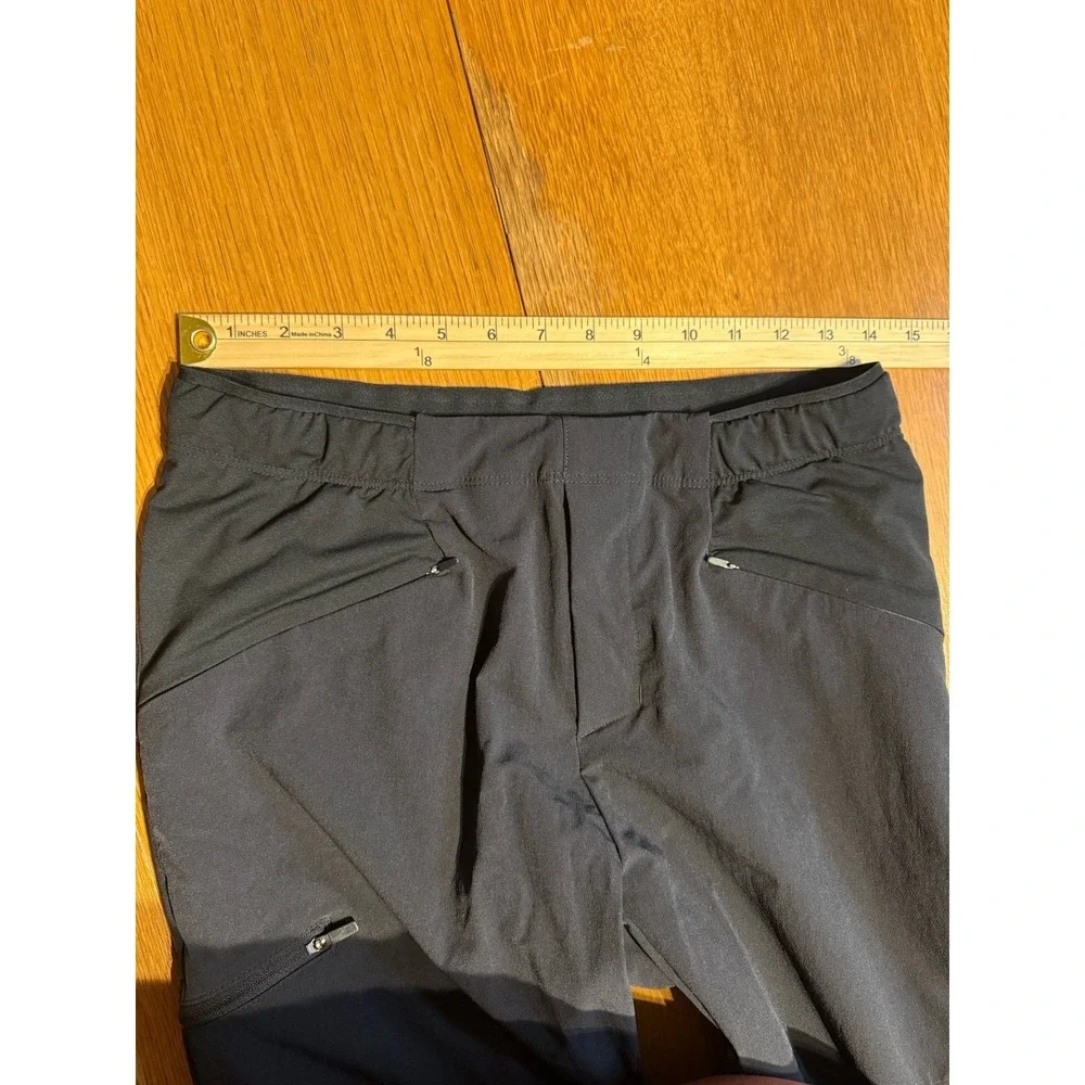 Adidas Terrex Pants Mens M (30x31) Black Hiking Trail Stretch Zip Pocket Outdoor
